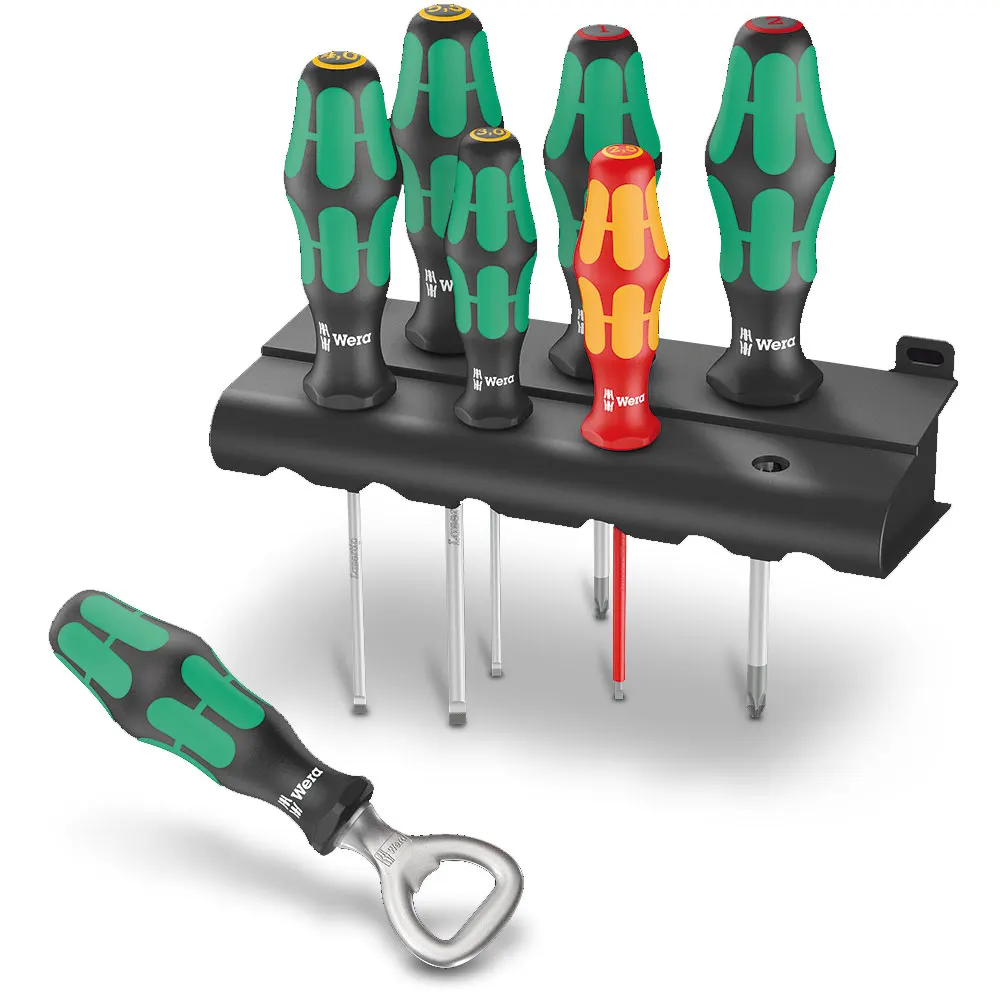 WERA Exclusive Screwdriver Set - 7 Piece w/ Bottle Opener WER203775