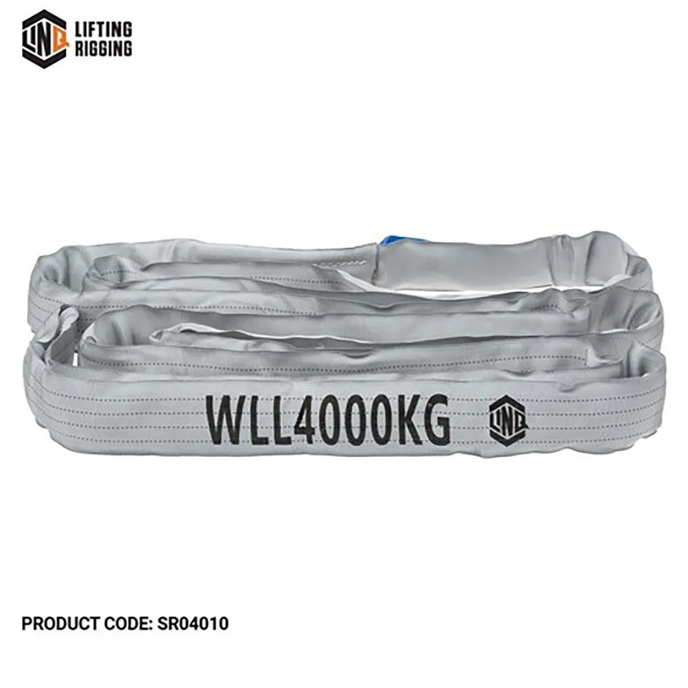LINQ 6m Sling Webbed Round Grey SR04060