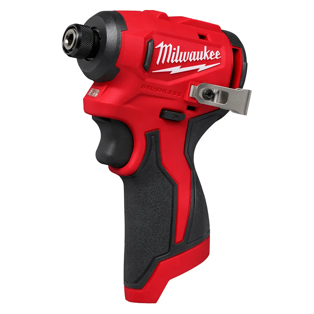 MILWAUKEE 12V Brushless Sub-Compact 1/4" Hex Impact Driver Skin M12BLIDRC0
