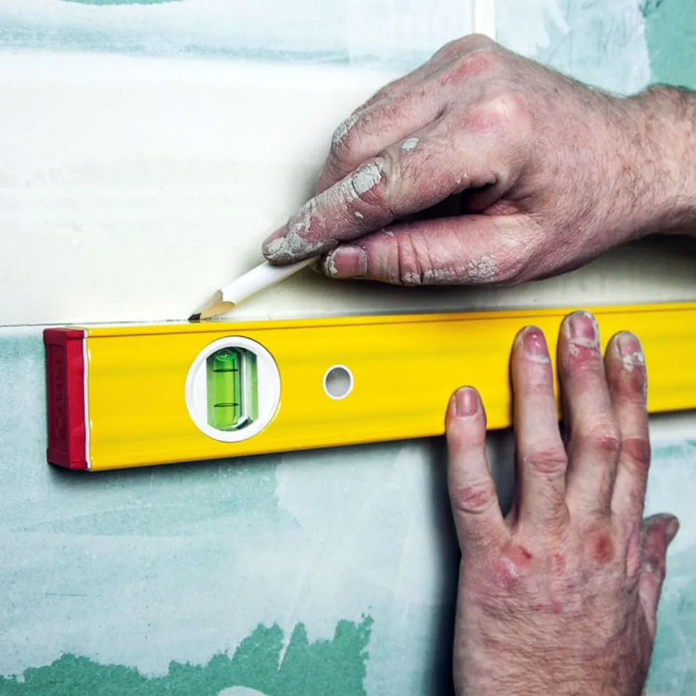 STABILA Box Frame Ribbed 2 Vial Spirit Level 1200mm 80AS/120