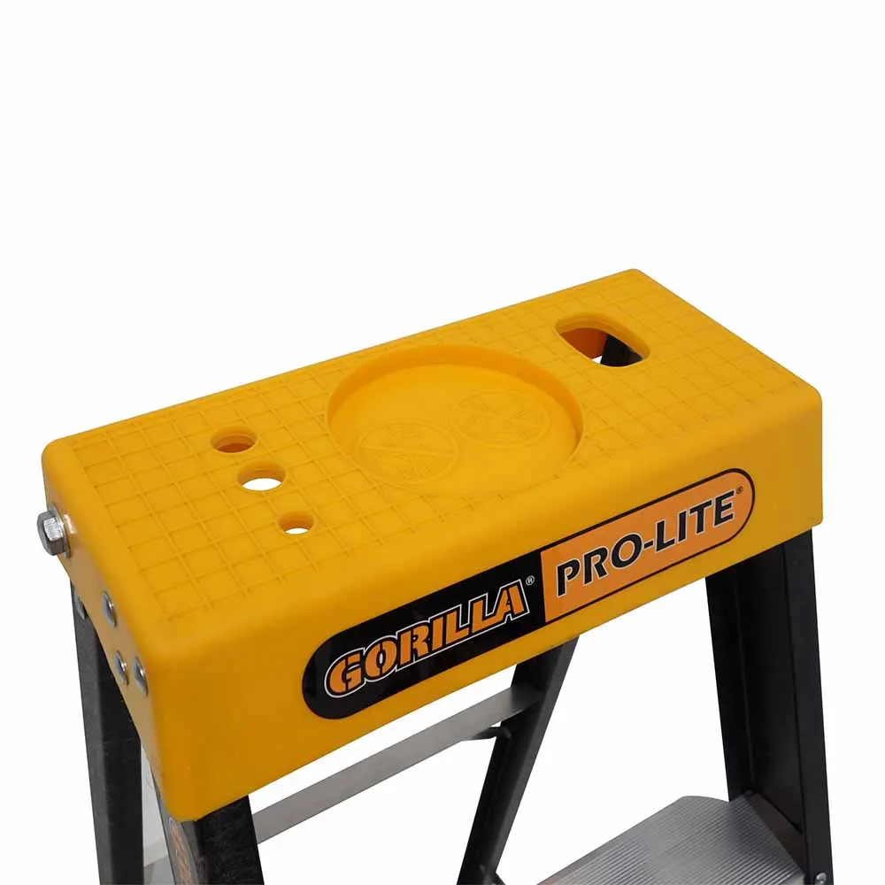 GORILLA 150kg Pro-Lite 6 Step Fibreglass Single Sided Ladder FM006-PRO