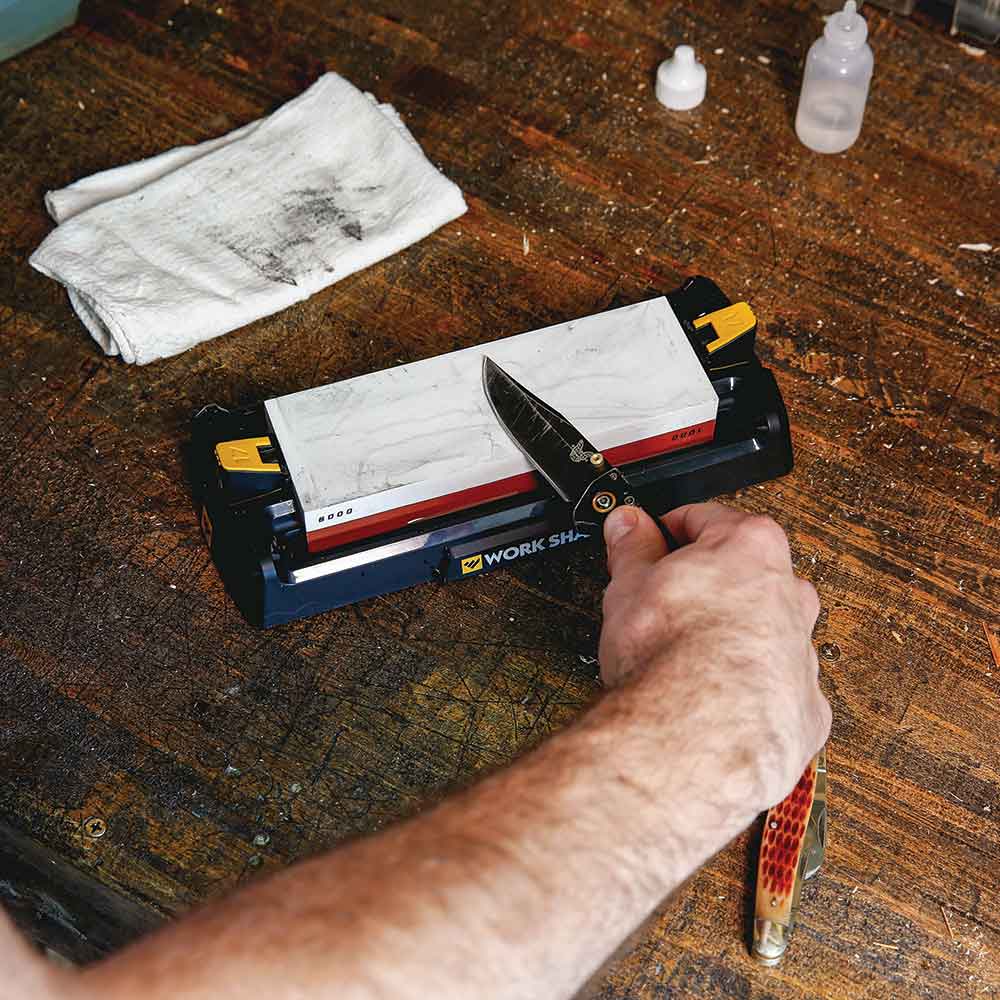 WORK SHARP Benchtop Whetstone Knie Sharpener WSBCHWHT-I