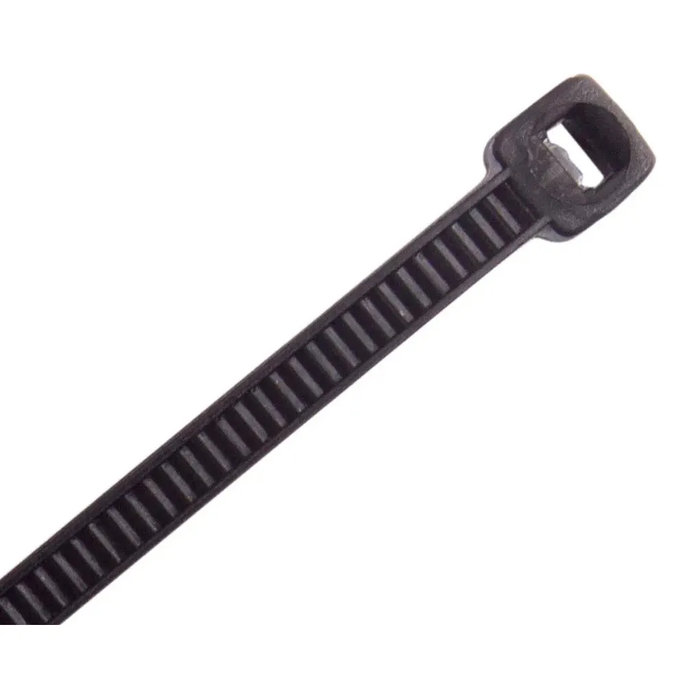 CABAC 140 x 3.6mm UV Nylon Black Cable Tie - 100 Piece CT140BK/100