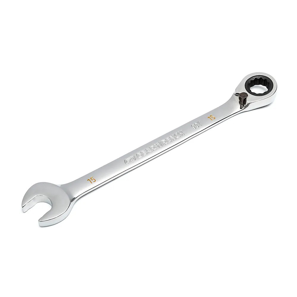 GEARWRENCH 15mm 90T R/OE Ratcheting Reversible Combination Wrench 86615