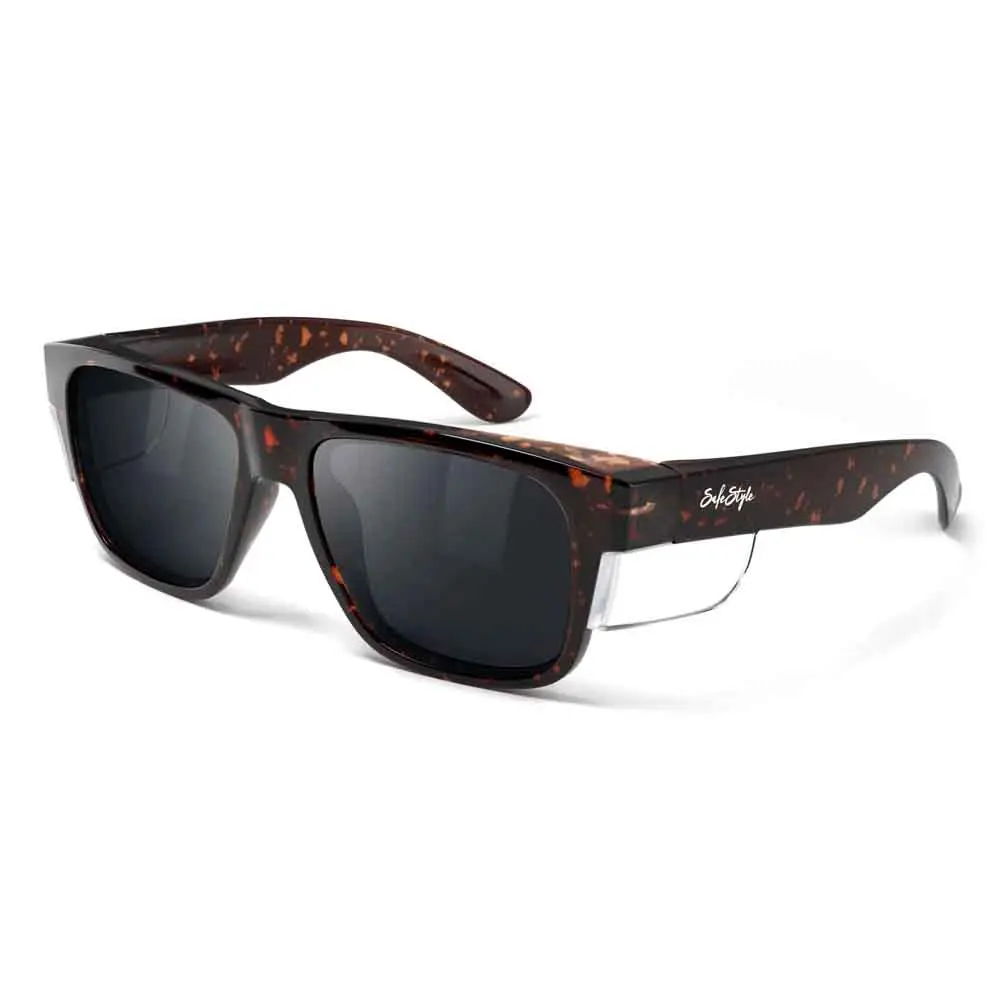 SAFESTYLE Fusions Brown Tort Frame UV400 Polarised Lens FTP100
