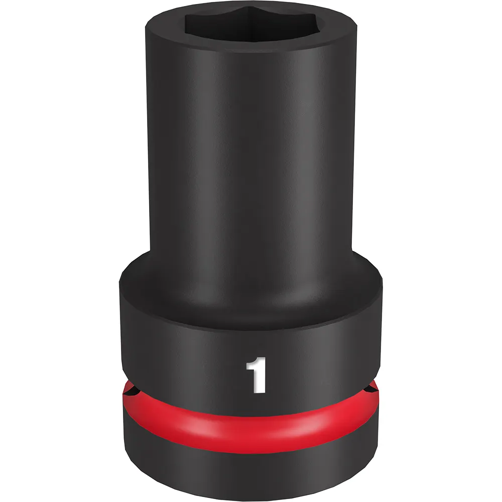 MILWAUKEE SHOCKWAVE 1" Drive 1" Standard 6 Point Impact Socket 49666504