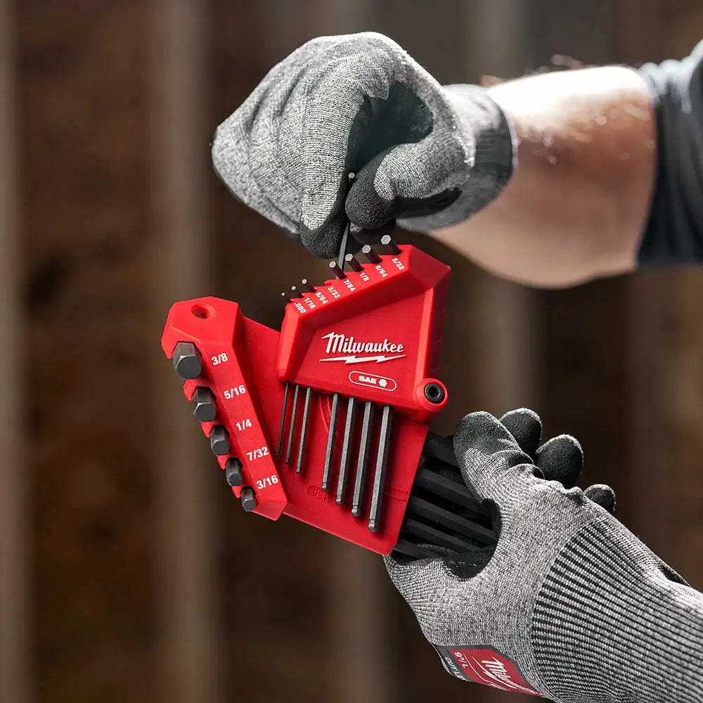 MILWAUKEE SAE L-Style with Ball End Hex Key Set - 13 Piece 48222185