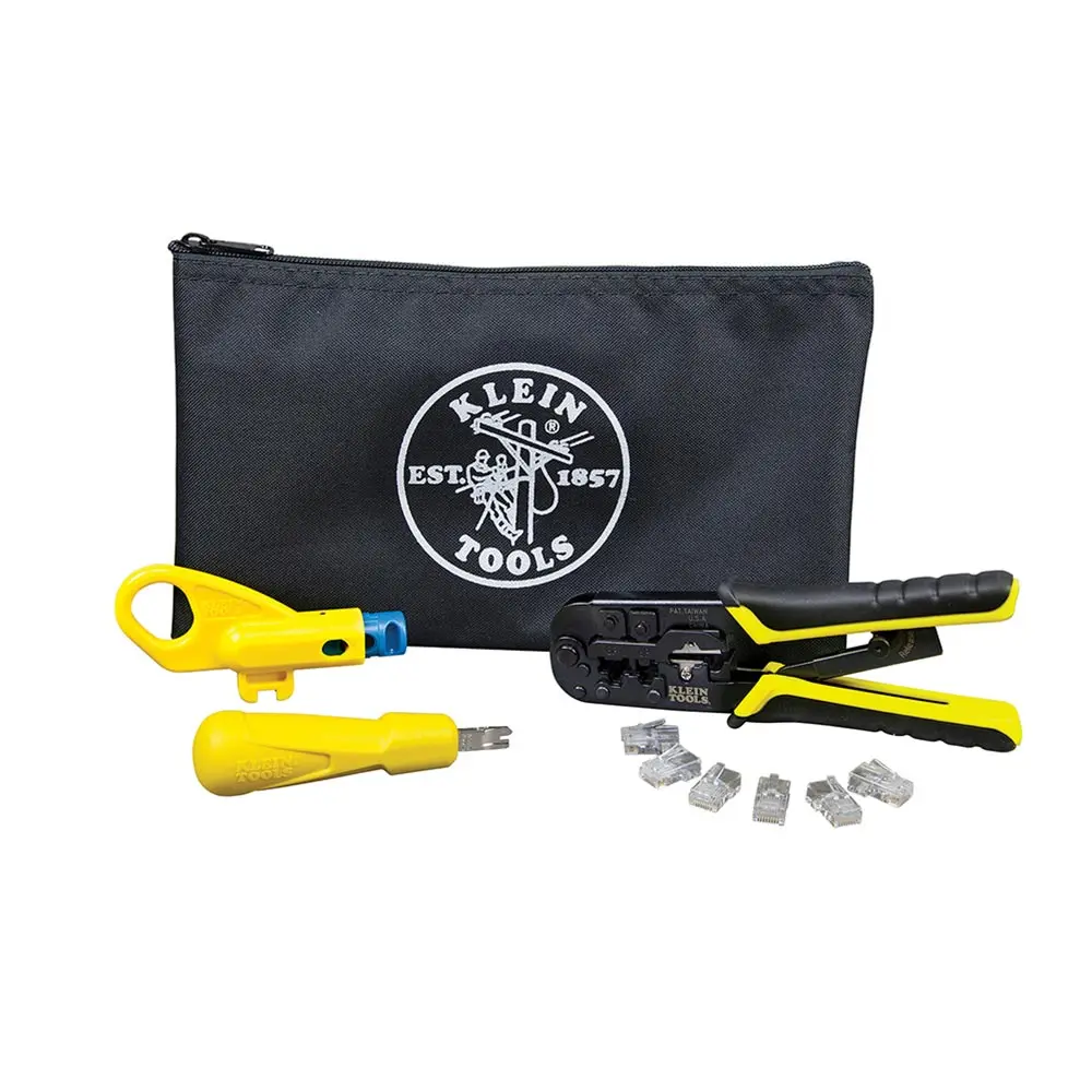 KLEIN Twisted Pair Installation Kit with Zipper Pouch A-VDV026-212