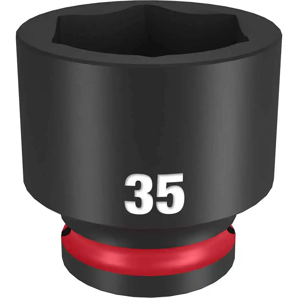 MILWAUKEE SHOCKWAVE 1/2" Drive 35mm Standard 6 Point Impact Socket 49666267