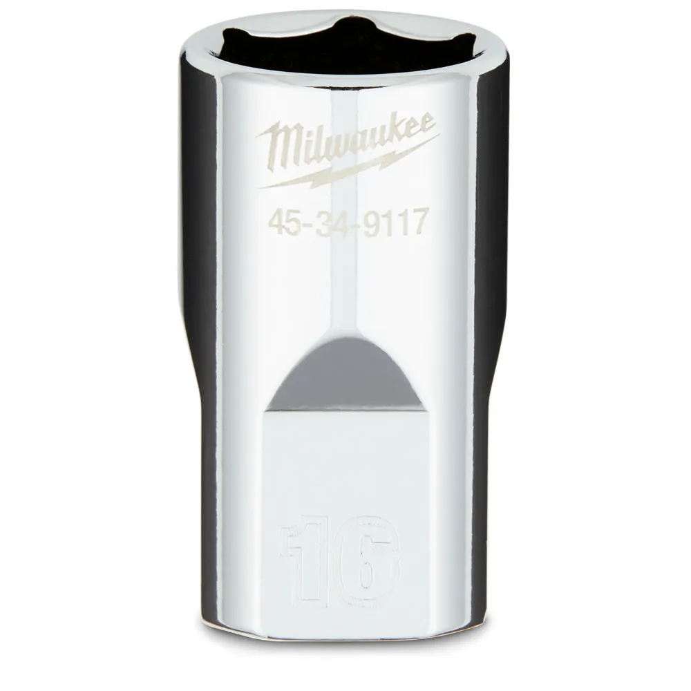 MILWAUKEE 1/2 Drive 16mm Metric 6-Point Socket 45349117