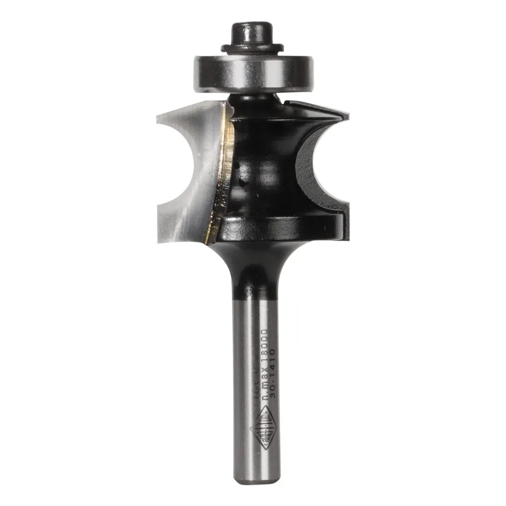 CARBITOOL Router Bit TCT Drawing Line Bit w.Bearing 10.3mm 1/4inch -Shank TDL 6 B
