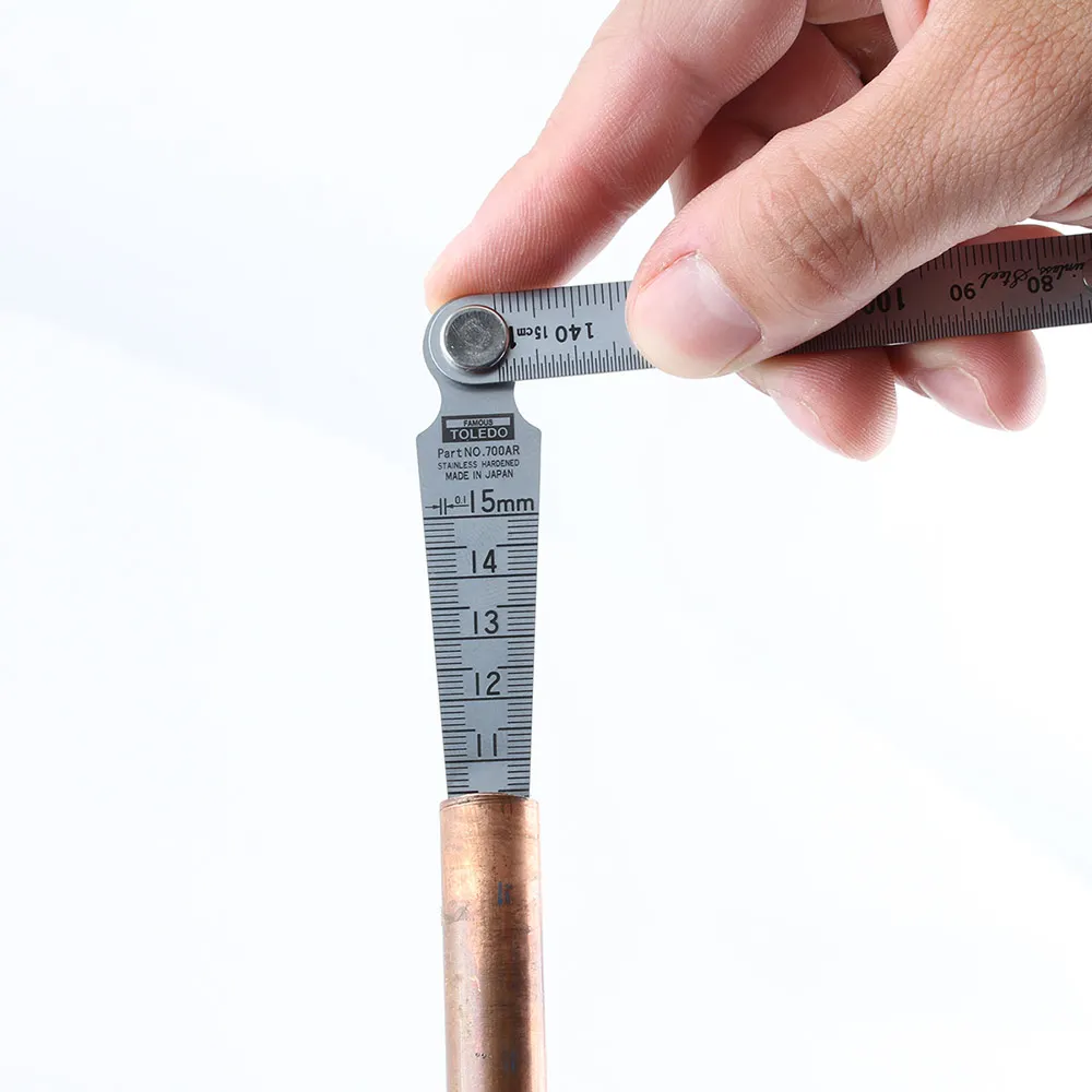 TOLEDO 1-15mm Taper Gauge w. 150mm Rule 700AR