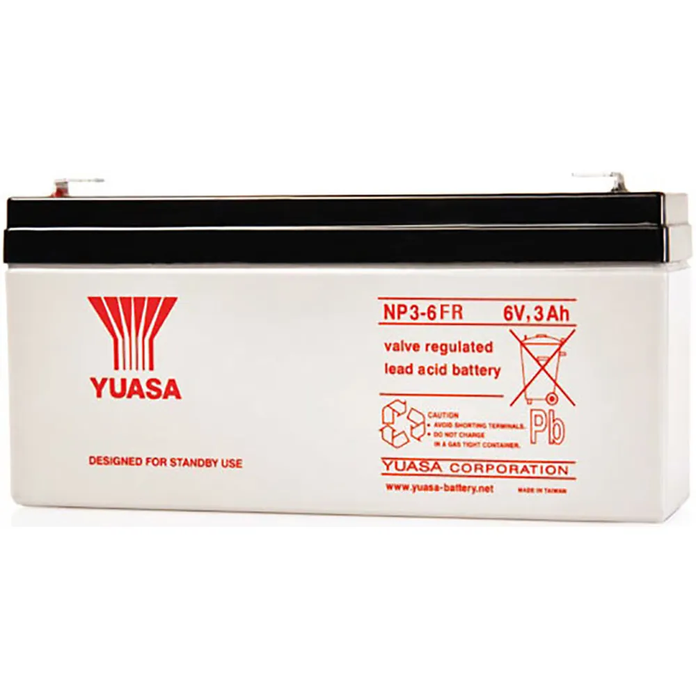 YUASA NP (VRLA) 6V 3Ah NP3-6 FR VRLA Car Battery 175010