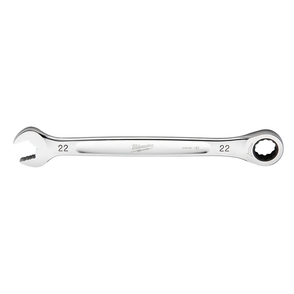 MILWAUKEE 22mm 144T Ring & Open Metric Ratcher Spanner 45969322