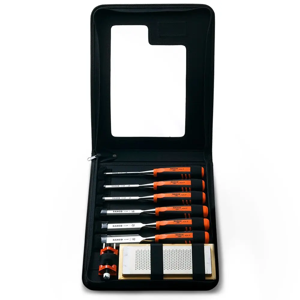 BAHCO Chisel Set with Zipper Case - 6 Piece 424PS6ZC