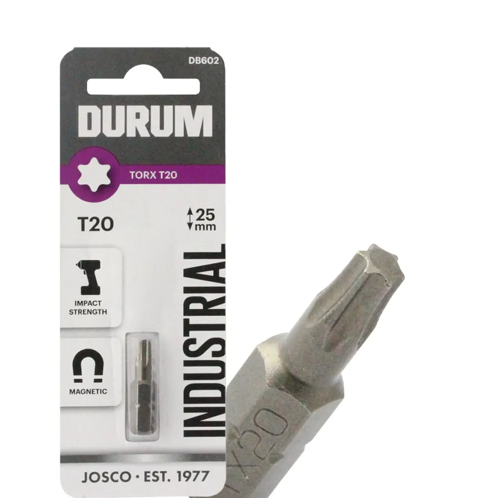 DURUM T20 x 25mm Torx Insert Screwdriver Bit