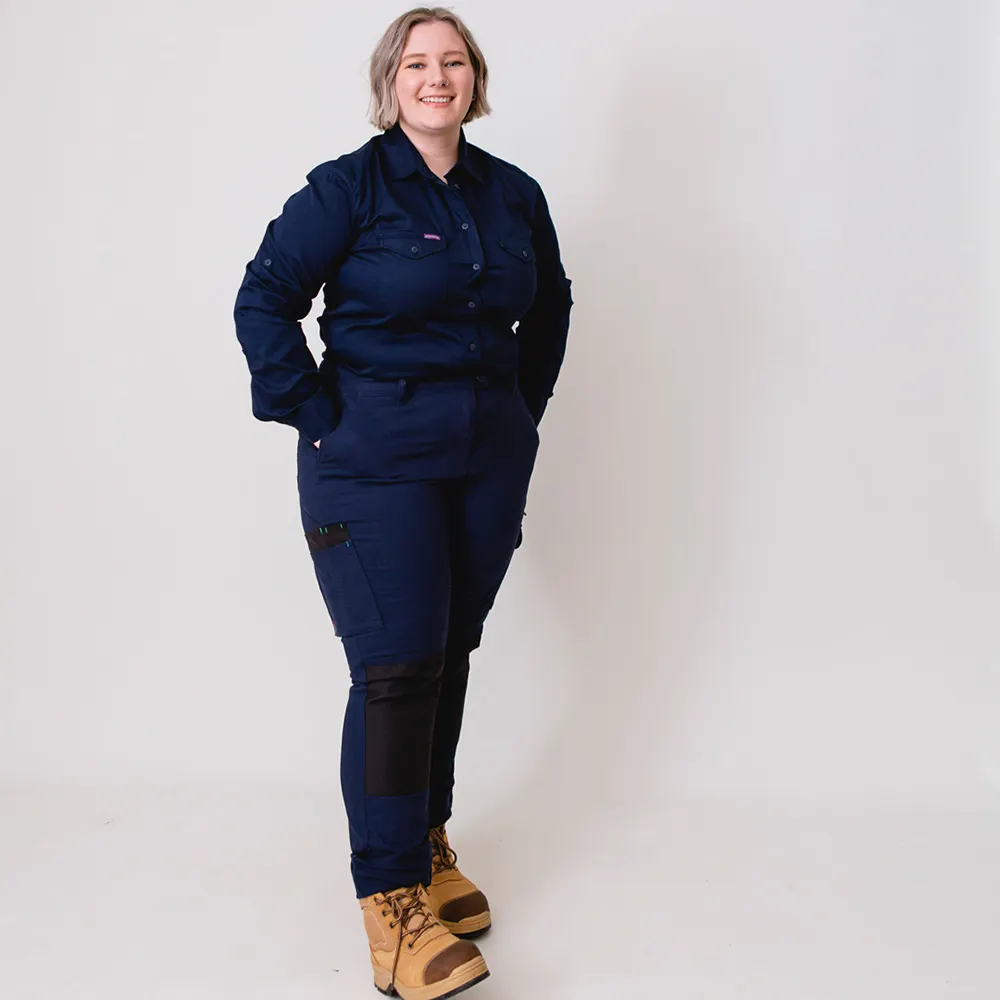 GREEN HIP Pants Cargo Reflective Navy Blue P-SKNY-B 06