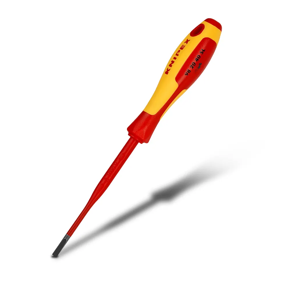 KNIPEX 4.0 x 200mm 1000V Slim Screwdriver 98 20 40 SL