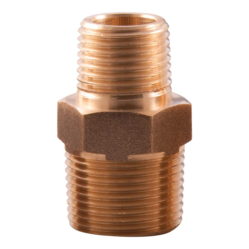 SONSBEEK NIPPLE 3/4inch -1/2inch BSP M-M HEX, BRASS