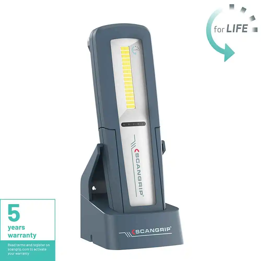 SCANGRIP Ultraslim Inspection Handheld With Charging Dock Light 03.6208