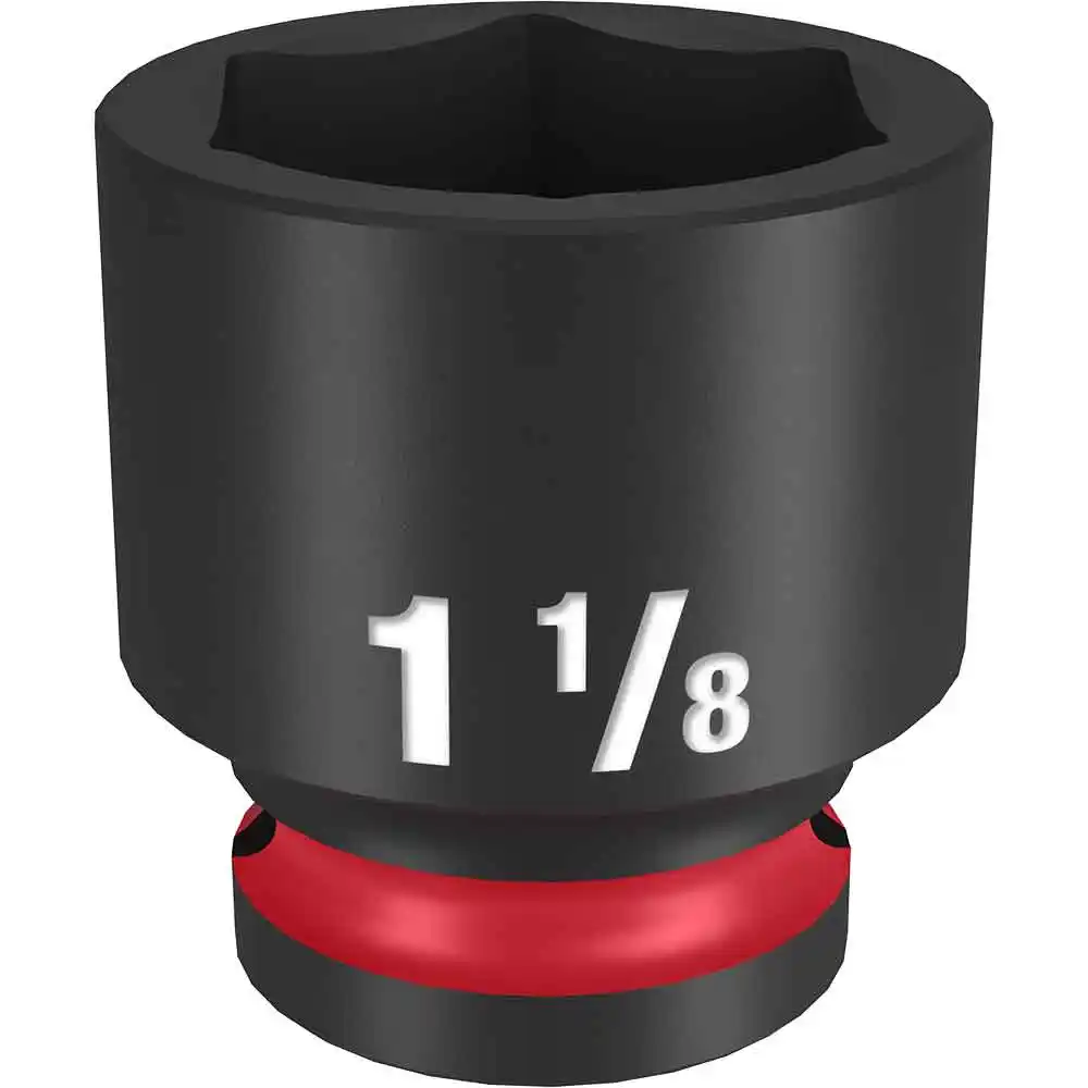 MILWAUKEE SHOCKWAVE 1/2" Drive 1-1/8" Standard 6 Point Impact Socket 49666212