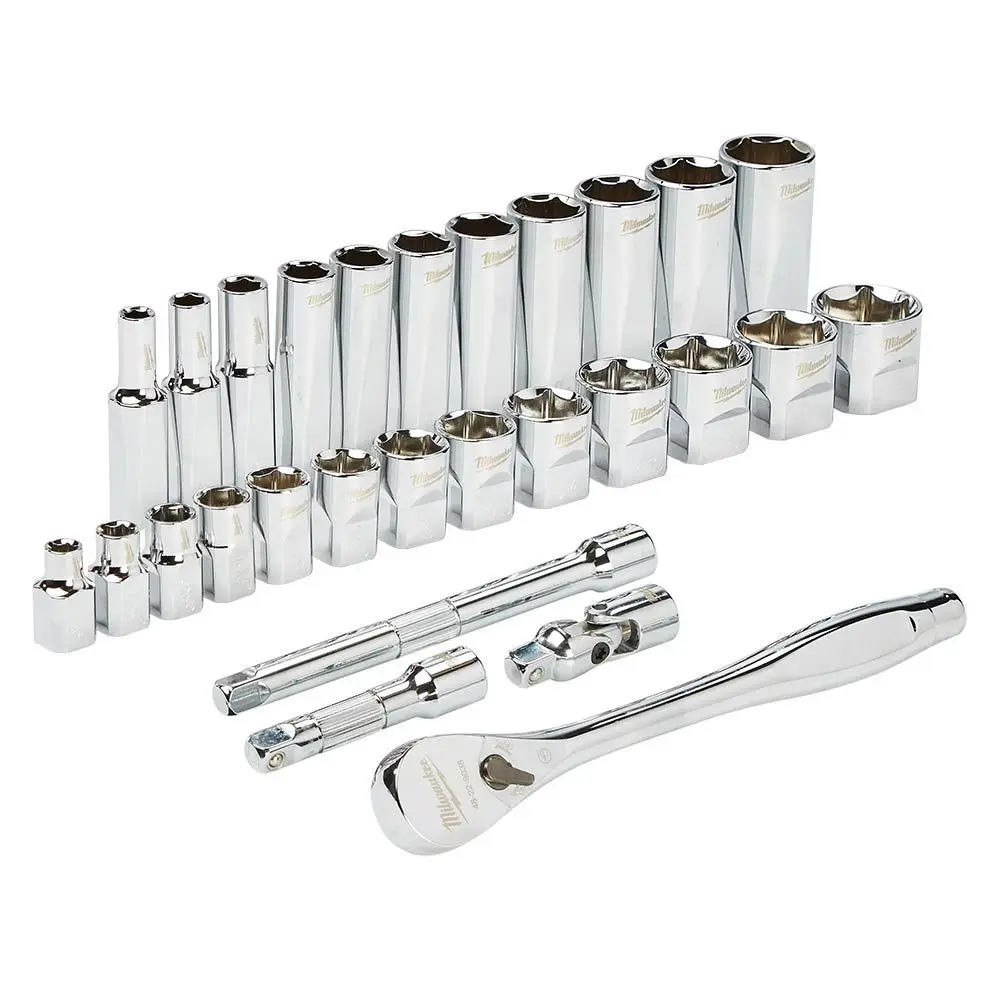 MILWAUKEE 28pc 3/8inch Drive AF Socket Set 48229408