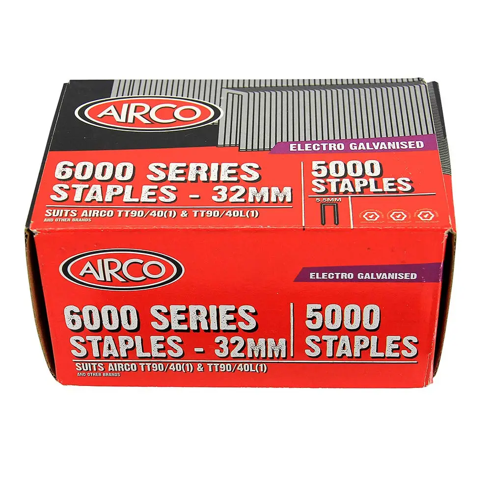 AIRCO 6000 Series Staples - 32 x 5.5mm SM60320