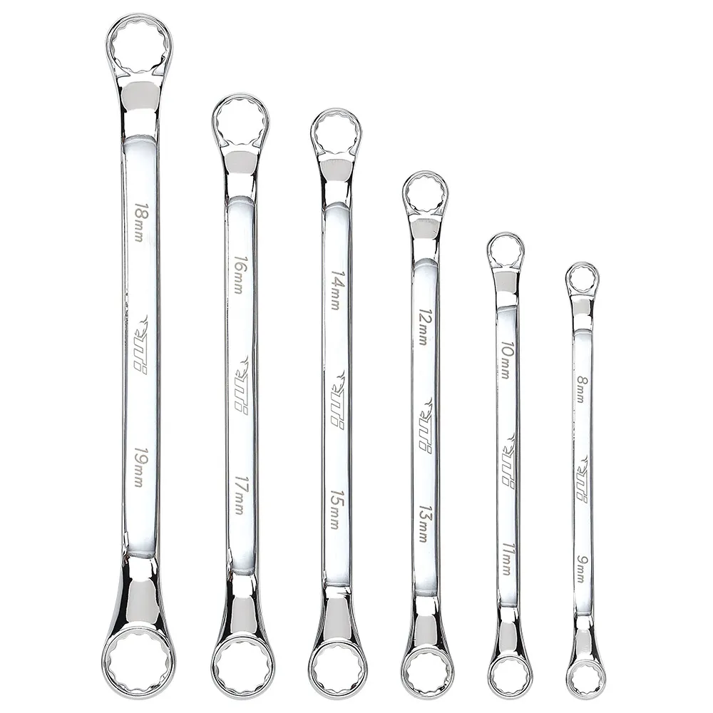 TTI 6 Piece Double Ring End Metric Spanner Set TRRMS06
