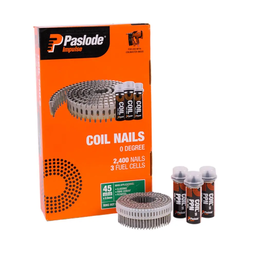 PASLODE 45 x 2.5mm HDG Coil Nails B40021