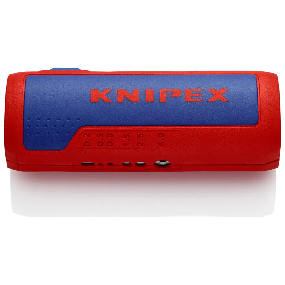 KNIPEX 100mm Plastic Pocket Ergostrip Wire Stripper 902202SB