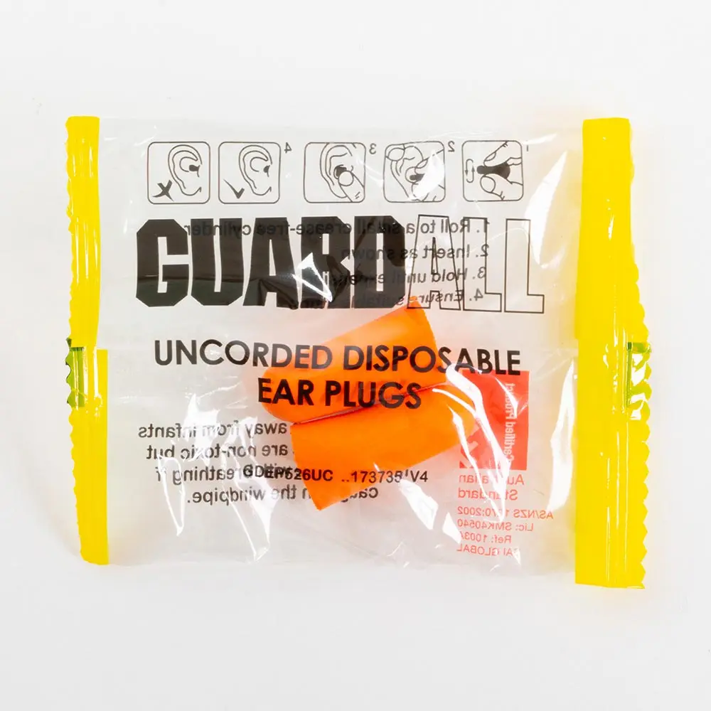 GUARDALL Class 5 26DB Uncorded Disposable Ear Plugs - 200 Pairs GDEP526UC
