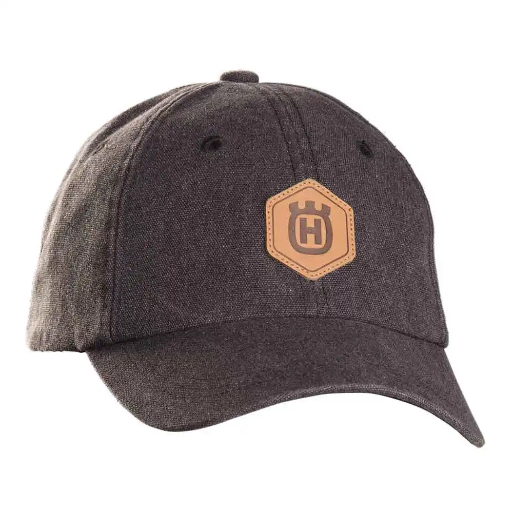 HUSQVARNA XPLORER Granite Leather Patch Cap 593254001
