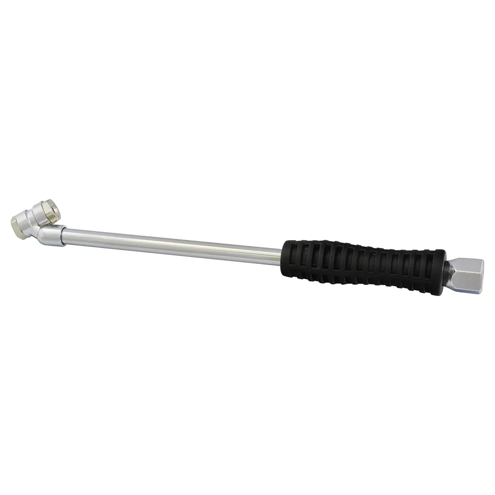 SONSBEEK AIR INFLATOR TYRE CHUCK SEALED DUAL HEAD RED RUBBER GRIP