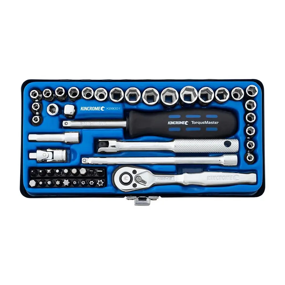 KINCROME 48 Piece 1/4" Drive Metric & Imperial Socket Set K28001