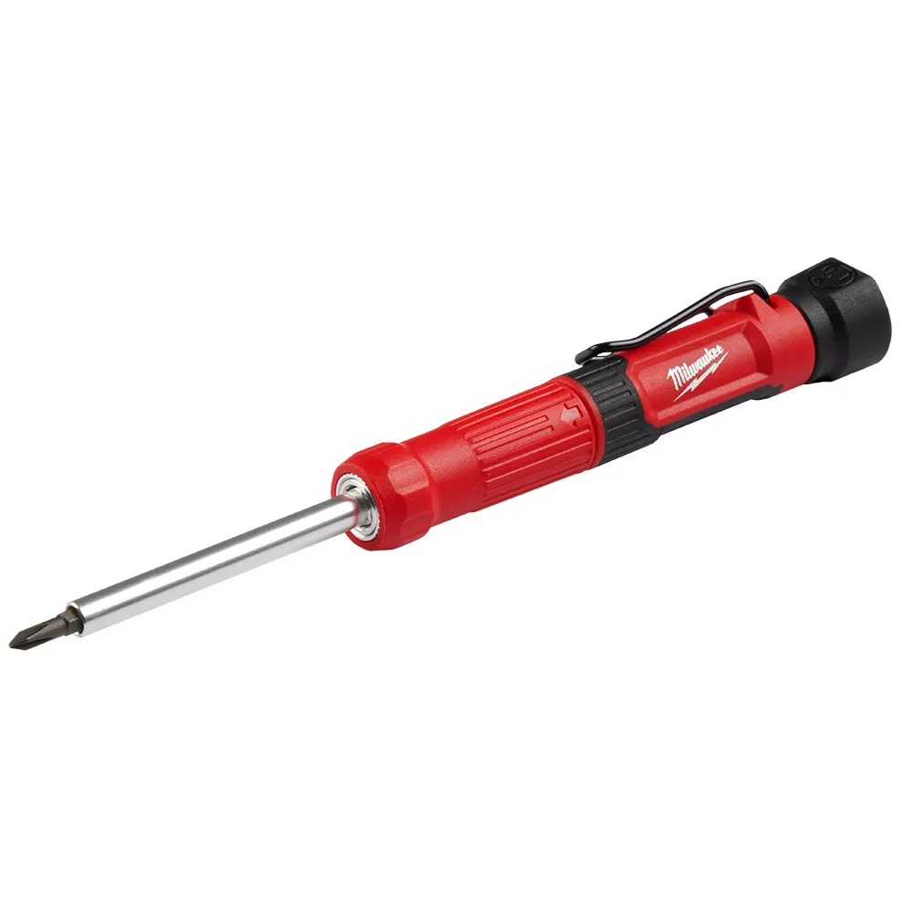 MILWAUKEE 4-in-1 Pocket Precision Multi-Bit Screwdriver 48222932