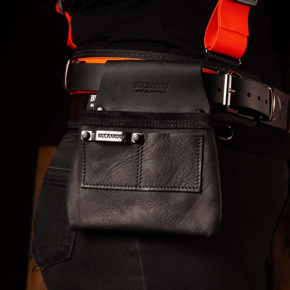 BUCKAROO 3 Pocket Leather Tool Bag TMCMB