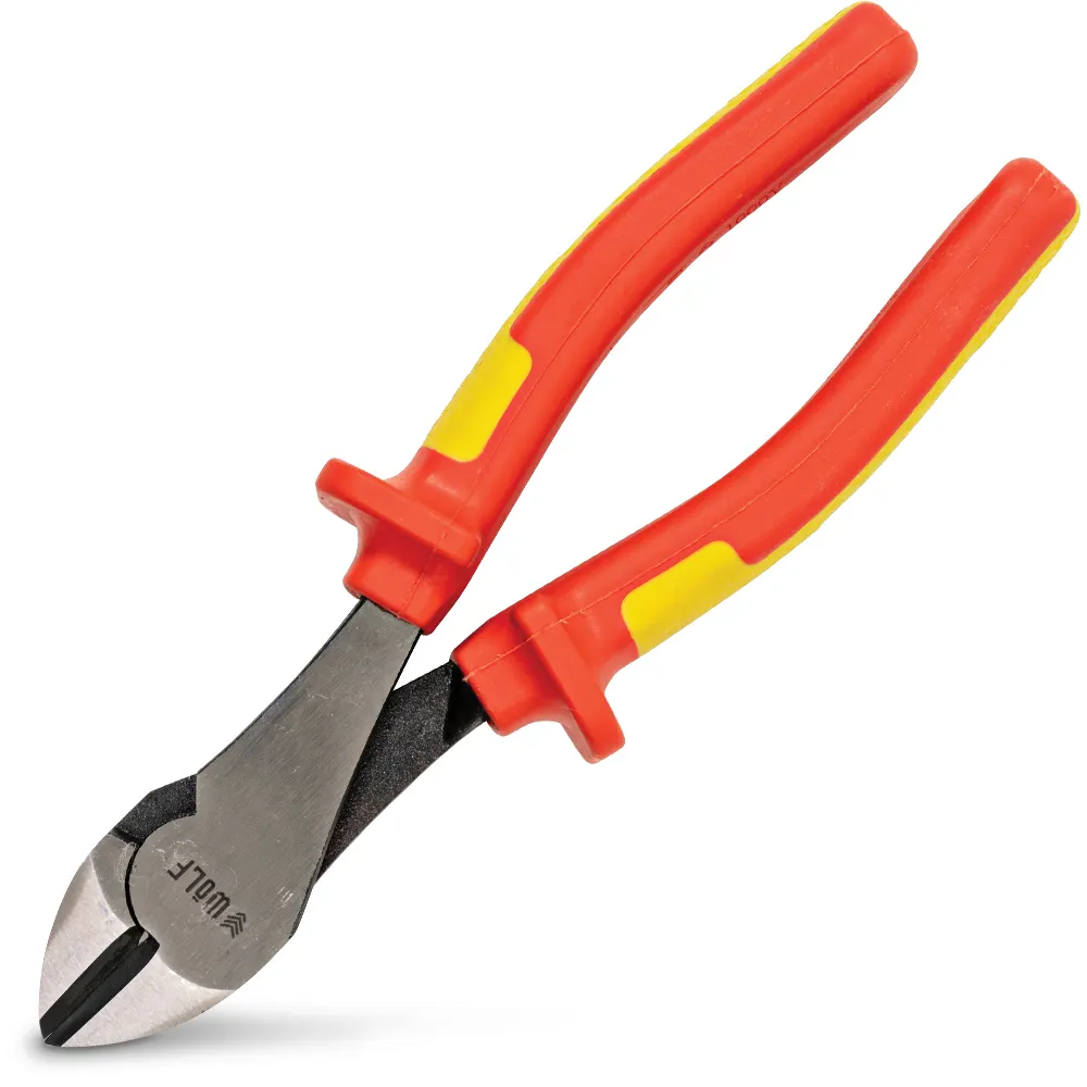 WOLF 180mm Insulated Diagonal Side Cutter Pliers Vde WDI180