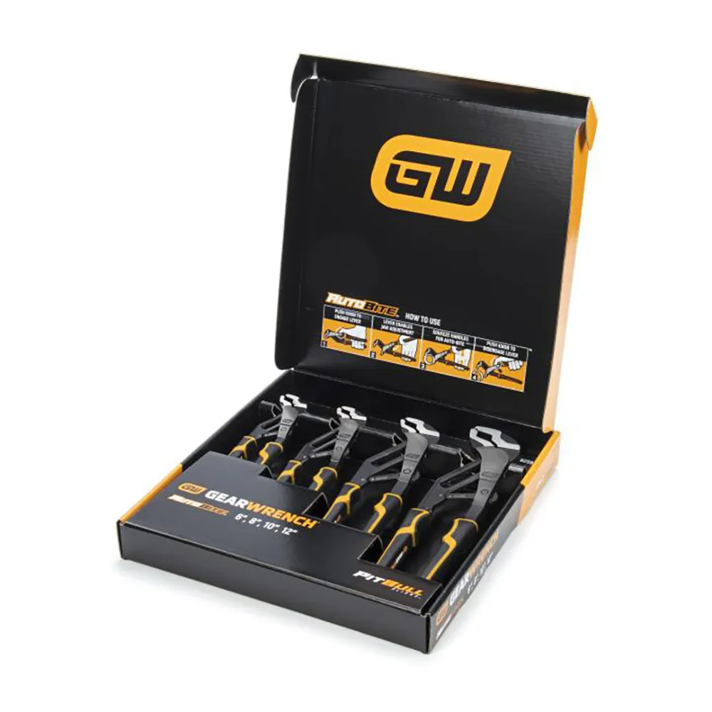 GEARWRENCH 4 Piece Multigrip Plier Set 82594C