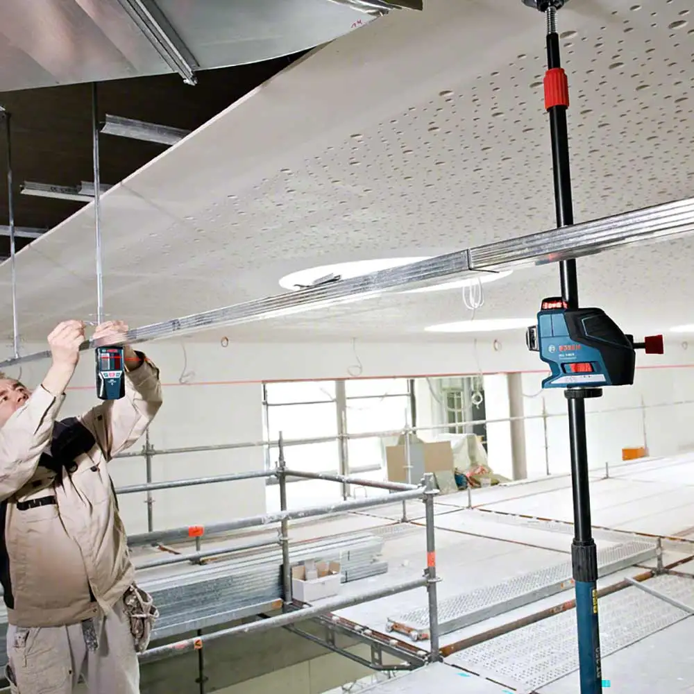 BOSCH Laser Measuring Line Laser Level Detector Red Beam LR2