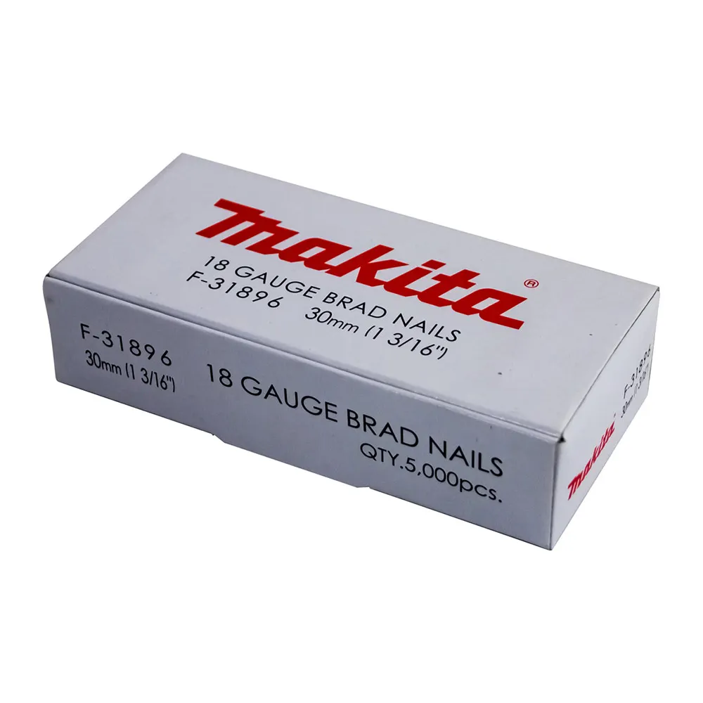 MAKITA 30 x 1.2mm EG 18GA C1 Nail Brad 5000Box F31896