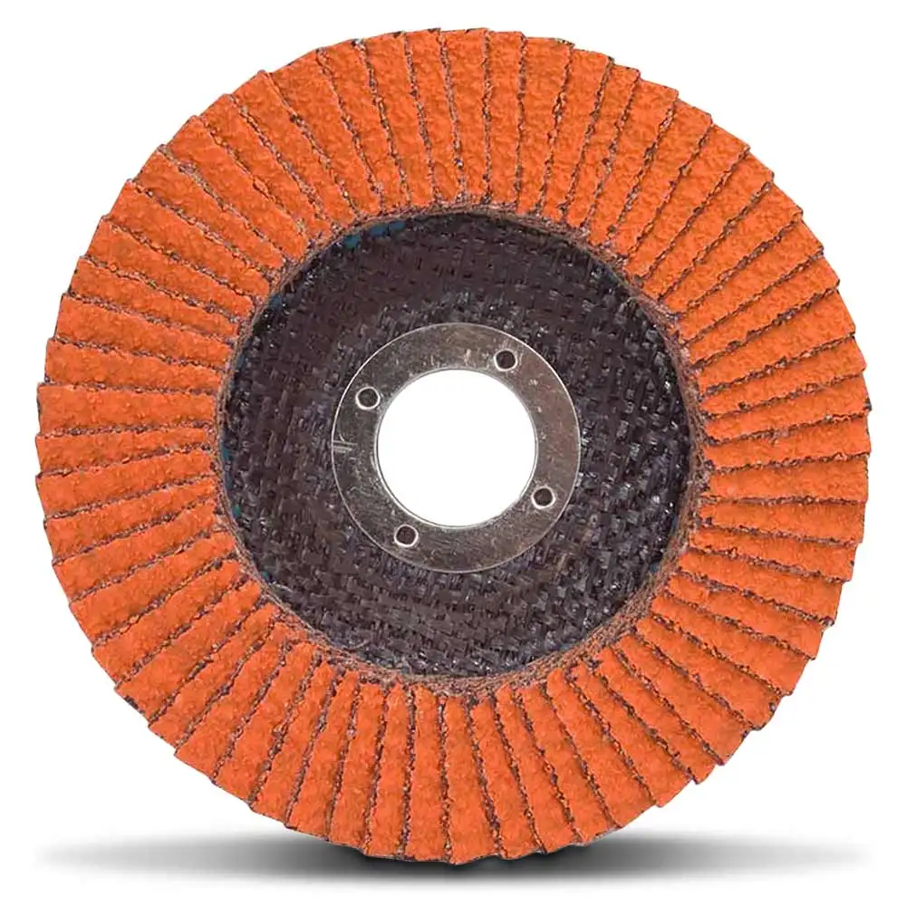 NORTON 125mm 80-Grit Ceramic Angled Flap Disc - BLAZE