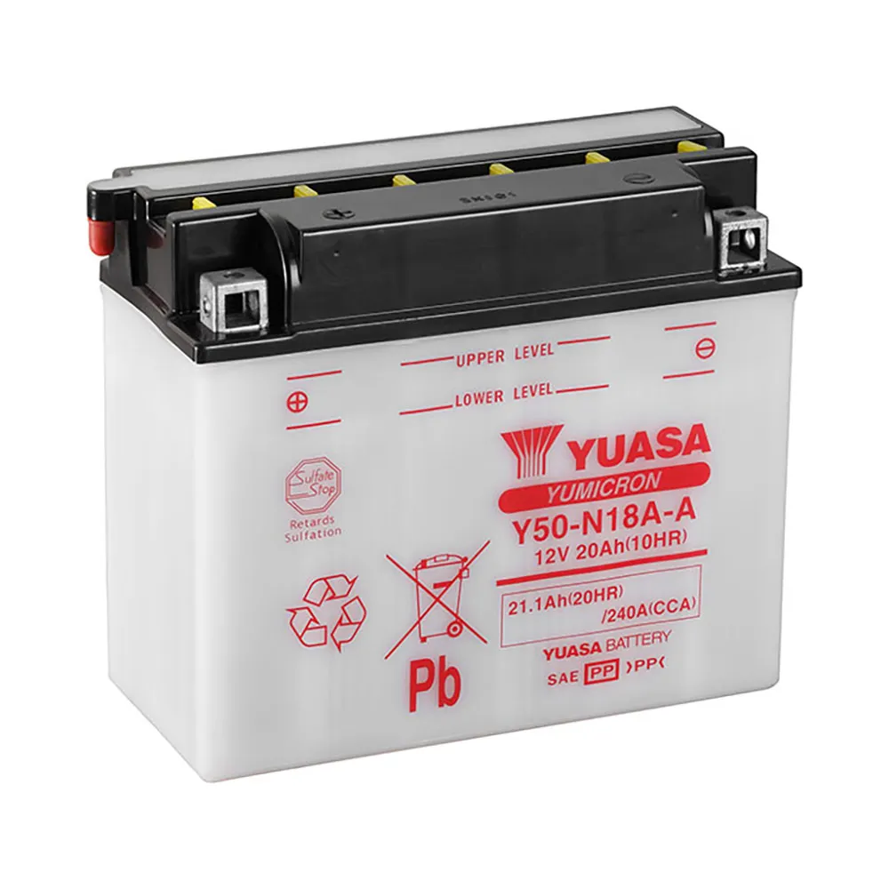 YUASA MOTORCYCLE Y50-N18A-A +2LAC Motorcycle Battery 155034