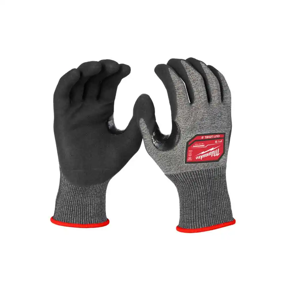 MILWAUKEE Cut Level 5(E) High Dexterity Nitrile Dipped Gloves 1 Pack - 48737150