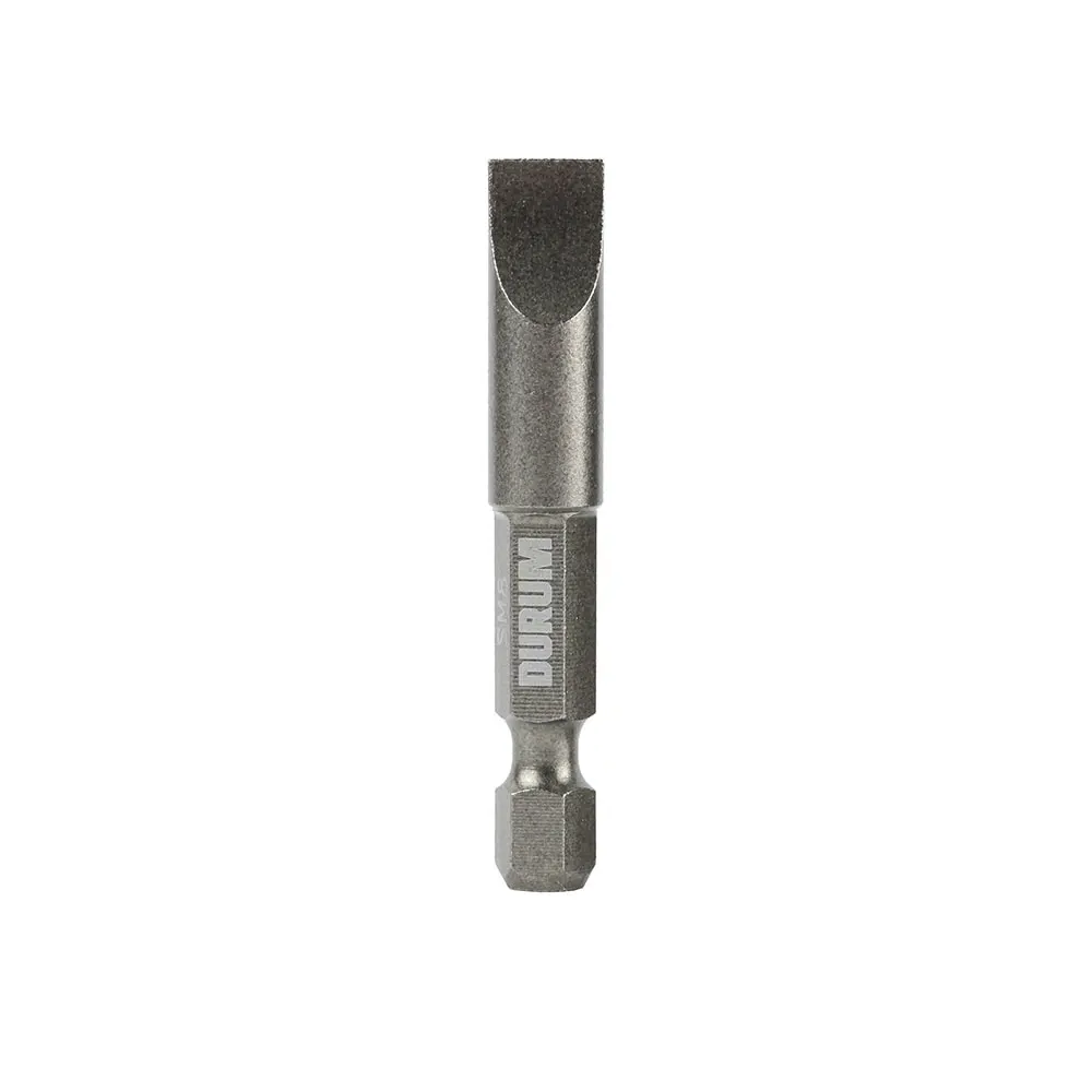 DURUM 8 x 50mm Slotted Power Screwdriver Bit - 2 Piece DB312