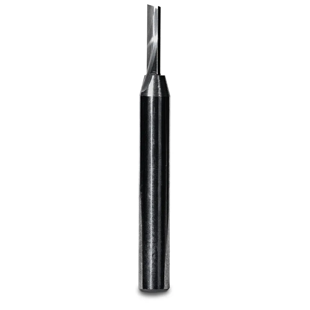 CARBITOOL Router Bit Solid Carbide Straight 1/8inch -Diameter 1/4inch -Shank T 1804 S