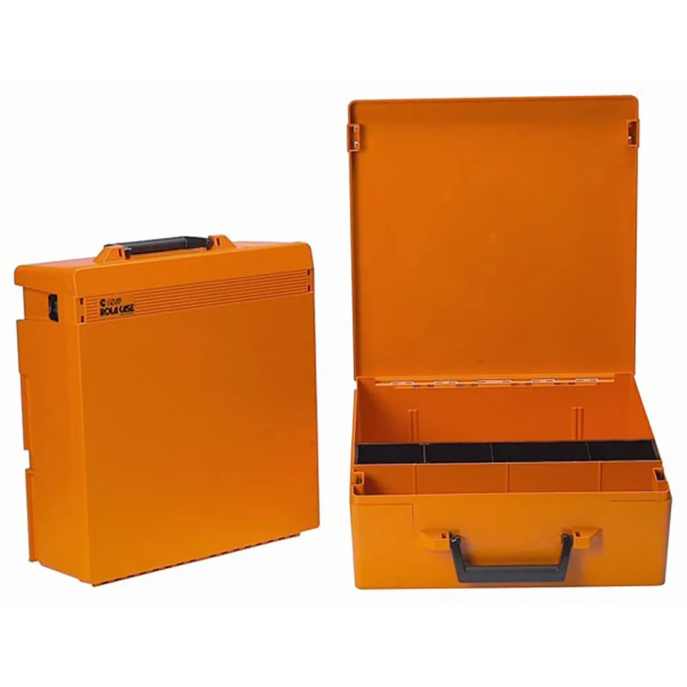 ROLACASE 370x370x130mm Storage Case with Orange Lid ROLRC003