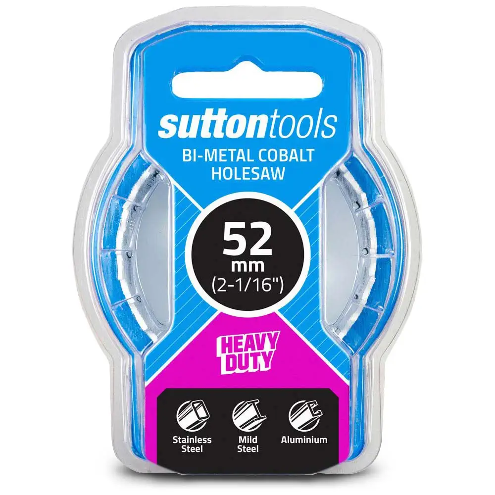 SUTTON 52mm (2.1/16inch) Bi-Metal Cobalt Holesaw