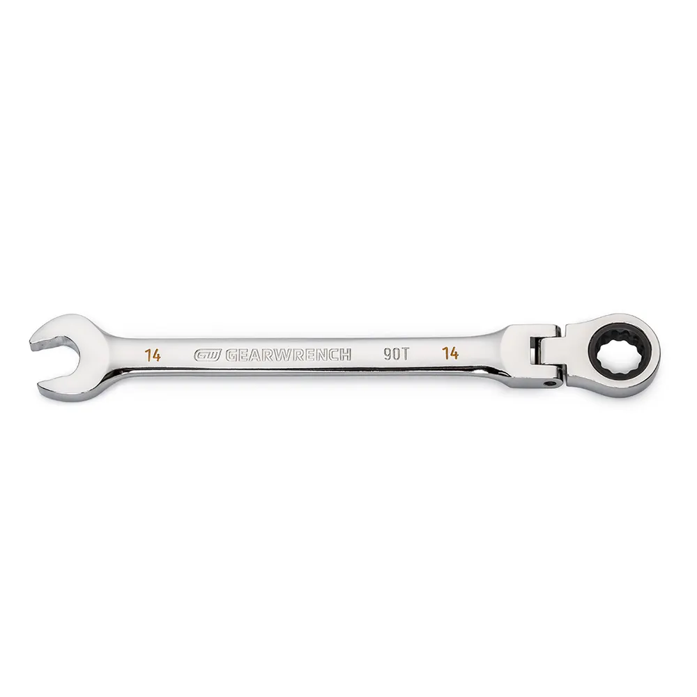 GEARWRENCH 14mm 90T Flexhead Ratcheting Combination Wrench 86714
