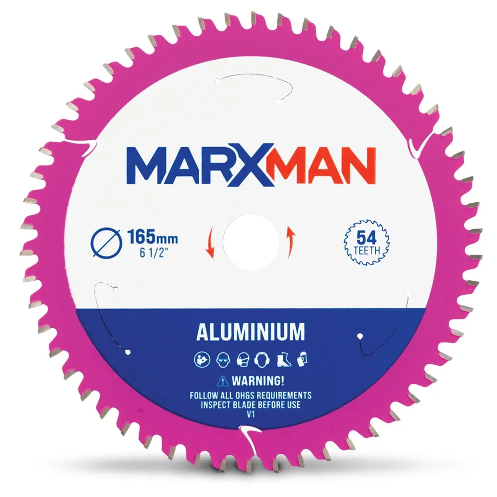 MARXMAN 165mm 54T TCT Alum Circular Saw Blade MMAB165