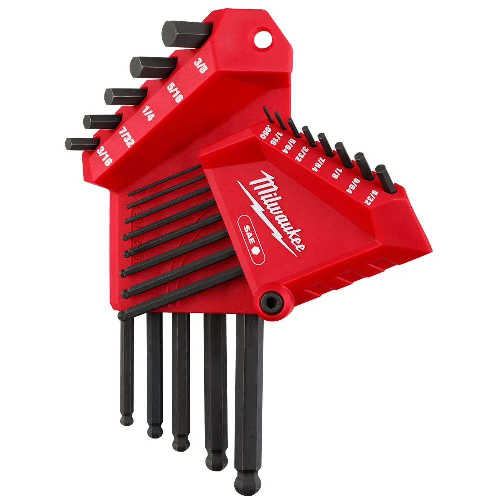 MILWAUKEE SAE L-Style with Ball End Hex Key Set - 13 Piece 48222185